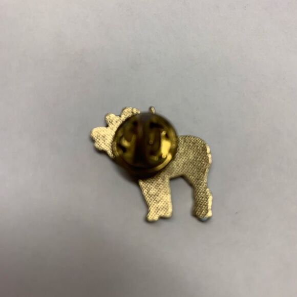 Vintage Moose Enamel Lapel Pin - Picture 2 of 5